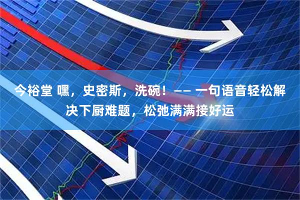 今裕堂 嘿，史密斯，洗碗！—— 一句语音轻松解决下厨难题，松弛满满接好运