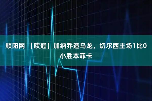 顺阳网 【欧冠】加纳乔造乌龙，切尔西主场1比0小胜本菲卡