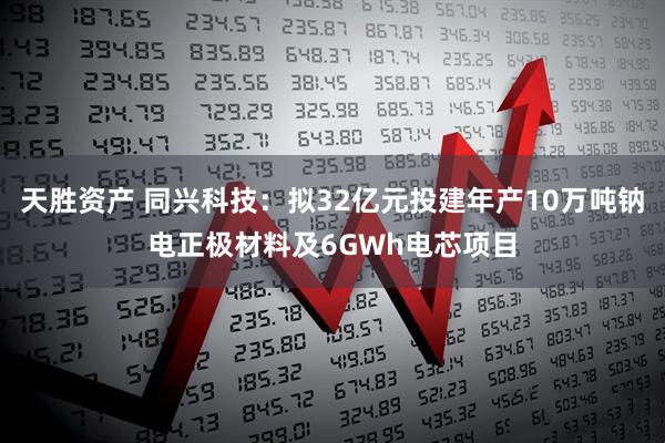 天胜资产 同兴科技：拟32亿元投建年产10万吨钠电正极材料及6GWh电芯项目