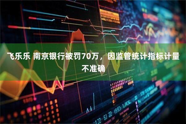 飞乐乐 南京银行被罚70万，因监管统计指标计量不准确